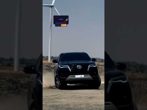 Black 😈Fortuner Heavy Dirfts and Driving in River #trendingshorts #fortuner #4wd #youtubeshorts
