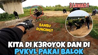 DI K3ROY0K DAN DI PVKVL PAKAI B4LOK HINGGA T3PAR‼️3 v$ 1🤬
