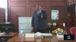 President Kenyatta on Phone Call With Eliud Kipchoge -New Record-Gainness book of record Under 2hrs