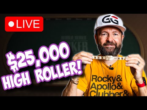 $25,000 SUPER HIGH ROLLER! - WSOP Online 2024