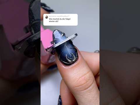 Gel Nägel ZUHAUSE ENTFERNEN Tutorial 💅🏻✨#beauty #nailart #nailtutorial