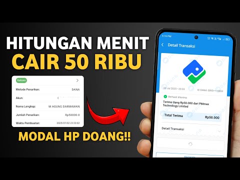 Cair 50 Ribu Cuma Hitungan Menit Doang Loh! Dari Aplikasi Penghasil Uang Ini!