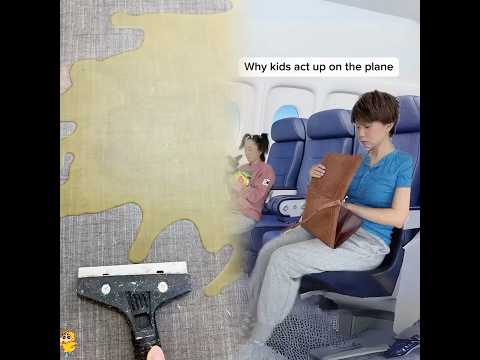 THE REAL REASON KIDS ACT UP ON A PLANE 😂
