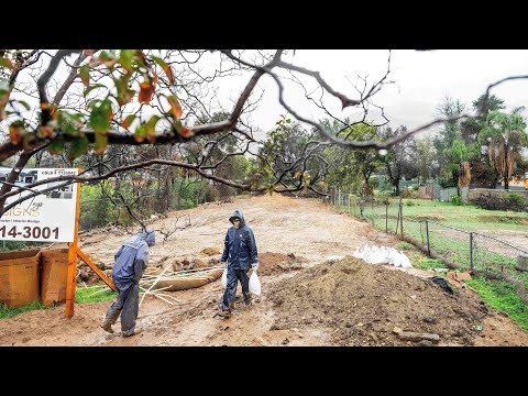Atmospheric river hits Southern California with risks of flash floods in fire-ravaged areas, coast