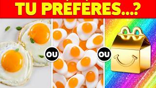Tu préfères...? SUCRÉ vs SALÉ vs CADEAU MYSTÈRE 🍕🍬🎁