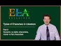 Exploring Character Types in Literature