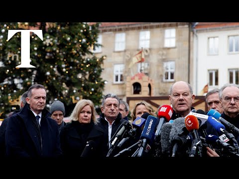 Olaf Scholz visits scene of Magdeburg Christmas market attack