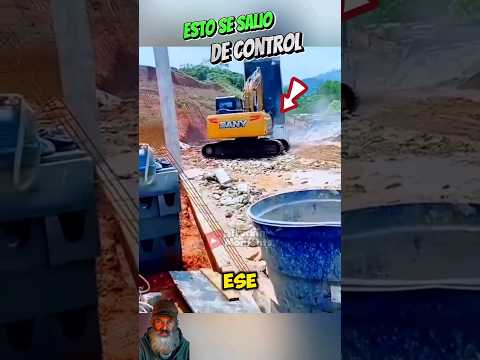 destroso el camion con la maquina 😱#camiones #truck #camioneros #trailer #shorts #camion