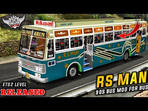 download RS MANI 90S VINTAGE LOOK BUS MOD for bus simulator Indonesia | BUSSID V4.3.4 | #bussidmods