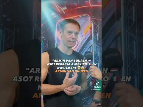 ARMIN VAN BUUREN REGRESA A MÉXICO #arminvanbuuren #trance #trancemusic #dj #electronicmusic