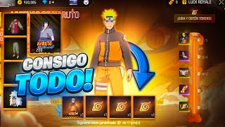 CONSIGO TODA la COLABORACIÓN de NARUTO en Free Fire
