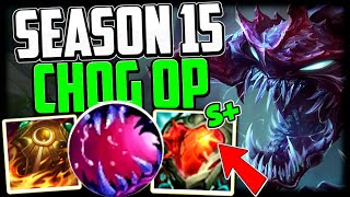 CHO'GATH IS GOOD AGAIN! - How to Play Cho'Gath & Carry for Beginners Season 15 - League of Legends