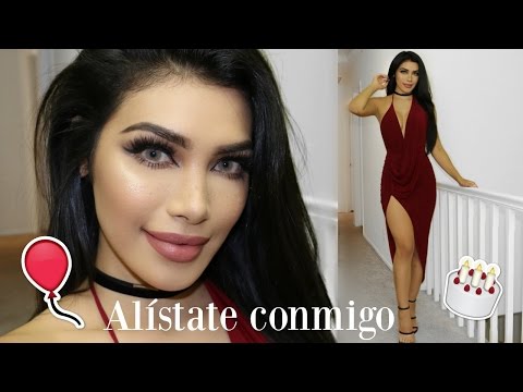 Alístate conmigo: Maquillaje y vestido de cumpleaños