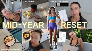 MID-YEAR CHECK IN: goals, workout routine, how I plan content... this is me trying (gabby's version)