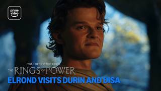 The Rings Of Power: Elrond Visits Durin And Disa | Prime Video