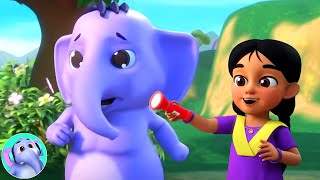 Hathi Pyare Sathi, हाथी प्यारे साथी, Main Hathi Main Hathi + Elephant Cartoon Rhymes for Children