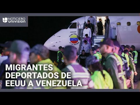 Así llegaron a Venezuela 190 migrantes deportados de EEUU: hay presuntos miembros del Tren de Aragua