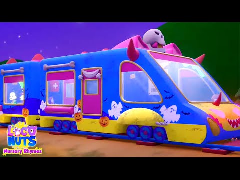 Spooky Train Song, Vehicles Rhymes and Cartoon Videos for Kids