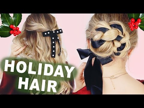 Last Minute Holiday Hairstyles (Easy & Low Maintenance)
