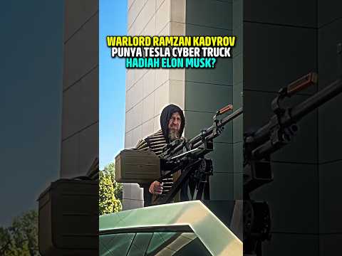 Ramzan Kadyrov jajal Tesla Cyber Truck #putin #kadyrov
