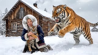She Saved a Freezing Tiger Cub…. Then a Miracle Happened Right at Her Door | Yakutia at  -71°C