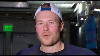 Boeser On Beating Best Team in the NHL