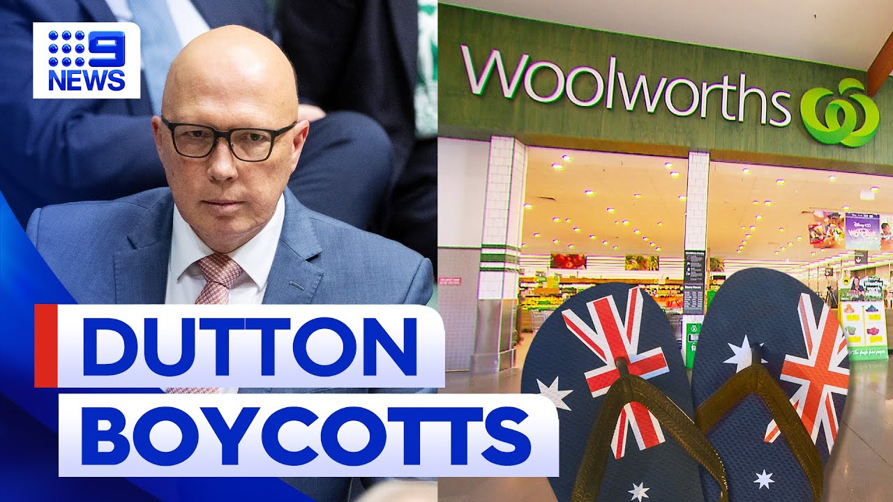 Peter Dutton calls for Woolworths boycott over Australia Day merchandise change