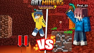 ارت ماينرز | اقوى تحدي تجميع نذرايت ضد عبادي مين فاز؟! (نهاية صادمة!!) ArtMiners S7 #6