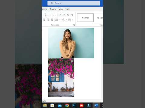Remove and change photo background in MS Word #laptop #computer #windows #reels #viral #shorts