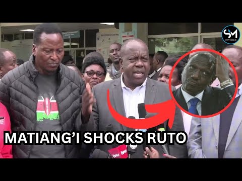 You must Resign Kenyans are tired of you! Fred Matiangi speech today in Kenyatta shocks Ruto
