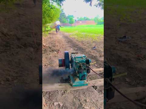 Dangerous Straw with back diesel engine start