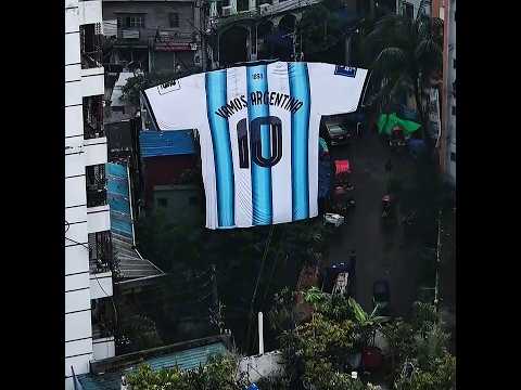 Worldcup Craze In Bangladesh...๐ฅ #shorts #bangladesh #argentina #worldcup #explore