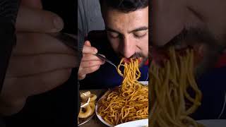 SALÇALI SPAGETTİ SHOW #asmr #food #eating