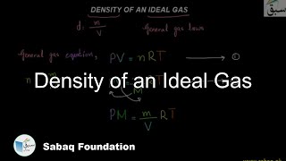 Density of an Ideal Gas