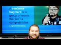 Identifying Sentence Fragments and Completeness