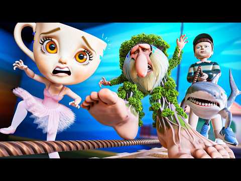 SQUID GAME 3 Vs. BALLERINA CAPPUCCINA! Italian Brainrot Animación