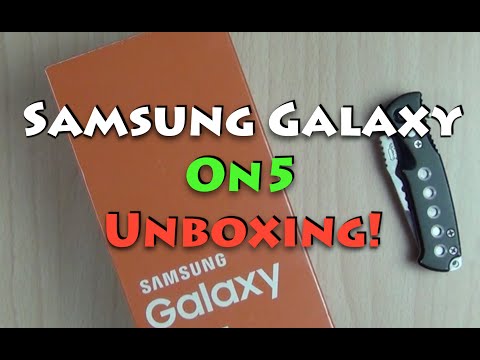 (ENGLISH) Samsung Galaxy On5 Unboxing, Hands on Review