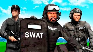 Franklin, Michael y Trevor se Unen al SWAT en GTA 5