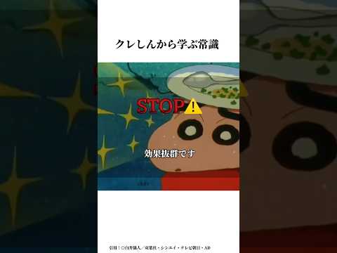 クレしんアニメから学ぶ常識#雑学チャンネル #クレヨンしんちゃん #クレヨンしんちゃんアニメ #クレヨンしんちゃん映画 #アニメ #面白い