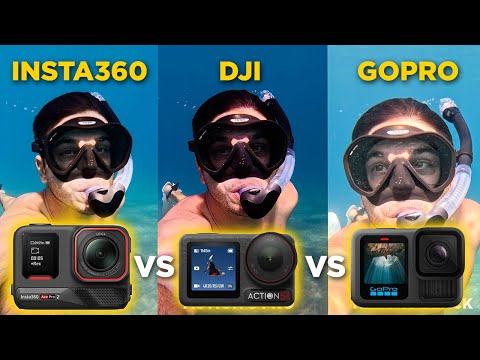 RAW FOOTAGE COMPARISON - GoPro Hero 13 vs. DJI Action 5 Pro vs. Insta360 Ace Pro 2