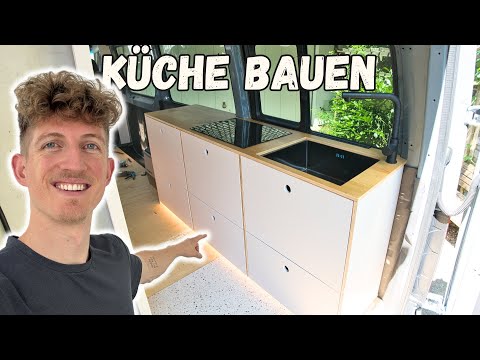 Leichtbau-Küche im Campervan selbst bauen - so geht's! 😍