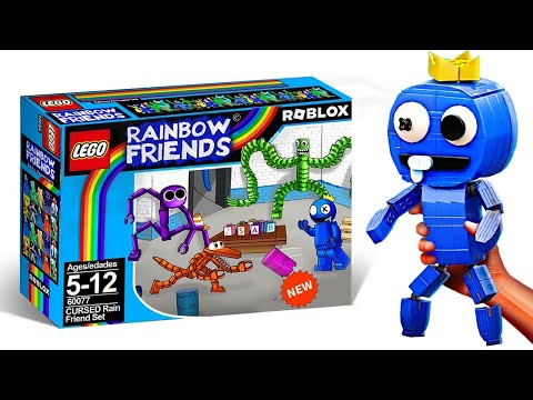 ¡Construí a todos los personajes de RAINBOW FRIENDS en LEGO! 🔵🟢🔴  Set misterioso y minifiguras