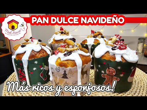 PAN DULCE NAVIDEÑO facilisimo super esponjoso DELICIOSO