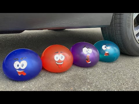 Experiment Car vs Funny Balloons, Coca Cola, Fanta  | Crushing Crunchy & Soft Things by Car | Test S