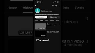 shinywr is its 1.2 million hour video‼️⁉️🤨@shinywr