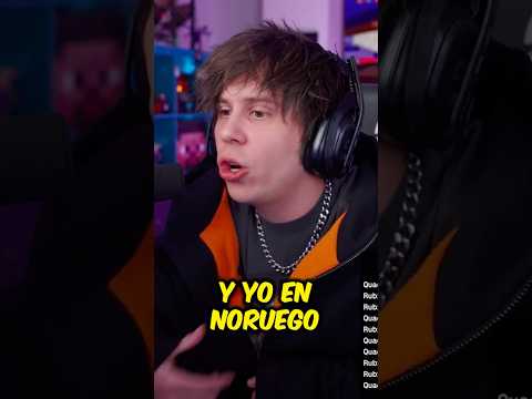 Rubius hablando noruego con Quackity #rubius #quackity