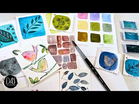 New Watercolor Painters: Do this for 5 mins a day and change your life - guaranteed!