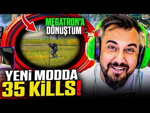 YENİ MOD'DA 35 KİLLS! MEGATRONA DÖNÜŞTÜM! | PUBG MOBILE
