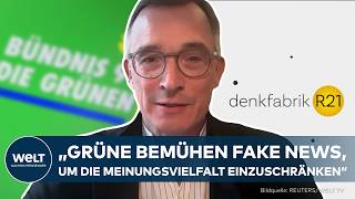 Republik21-Gründer Rödder: „Grüne bemühen Fake News, um die Meinungsvielfalt einzuschränken“