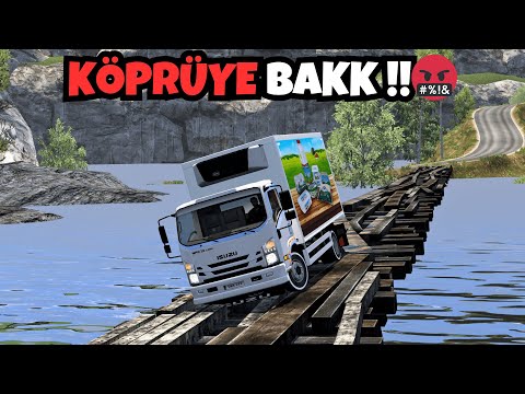 ISUZU NPR ÖLÜM KÖPRÜSÜNDEN GEÇEBİLECEK Mİ ??? | SÜTÇÜ OLDUK 😂 | ETS 2 ISUZU NPR KAMYONET MOD